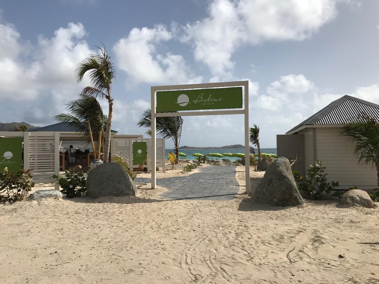 Bikini Sxm restaurant de plage et Beach club Baie Orientale